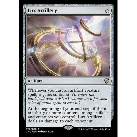 MtG Phyrexia: All Will Be One Commander Rare Lux Artillery (Set Booster) #27