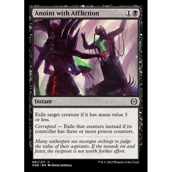 MtG Phyrexia: All Will Be One Common Anoint with Affliction #81