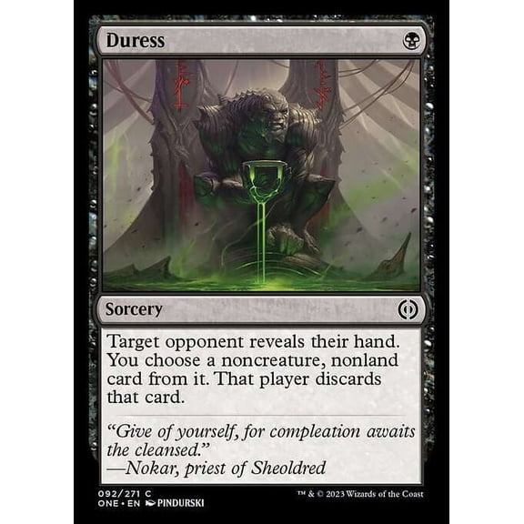 MtG Phyrexia: All Will Be One Common Duress #92