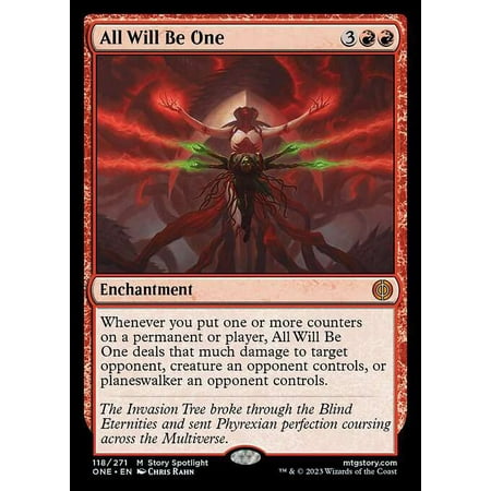 MtG Phyrexia: All Will Be One Mythic Rare All Will Be One
