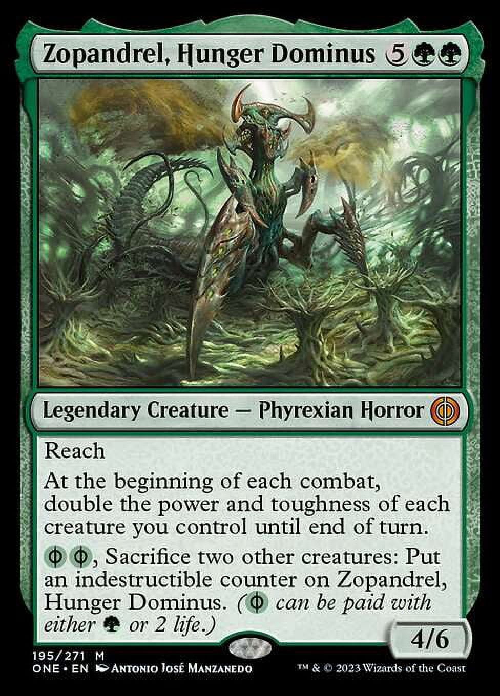 MtG Phyrexia: All Will Be One Mythic Rare Zopandrel, Hunger