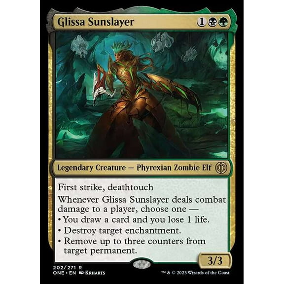 MtG Phyrexia: All Will Be One Rare Glissa Sunslayer #202