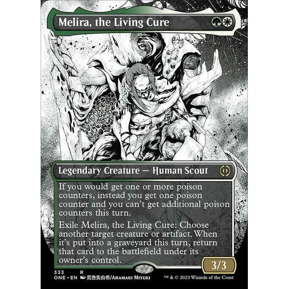 MtG Phyrexia: All Will Be One Rare Melira, the Living Cure (Showcase) #333