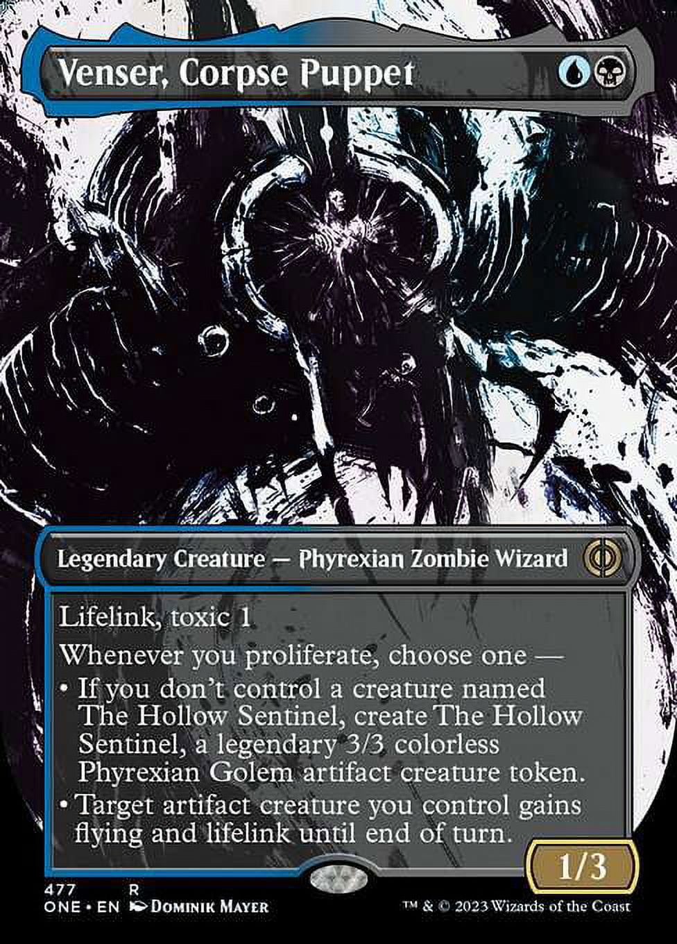 MtG Phyrexia: All Will Be One Rare Venser, Corpse Puppet