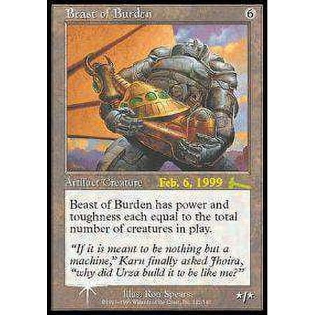 MtG Prerelease & Release Promo Beast of Burden (Urza's Legacy Prerelease)