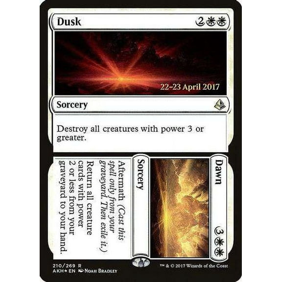 MtG Prerelease & Release Rare Dusk // Dawn (Foil) #210