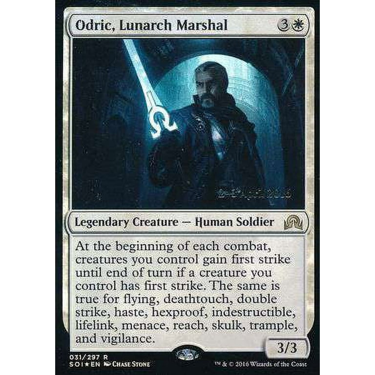 MtG Prerelease & Release Rare Odric, Lunarch Marshal (FOIL) #31 -  Walmart.com