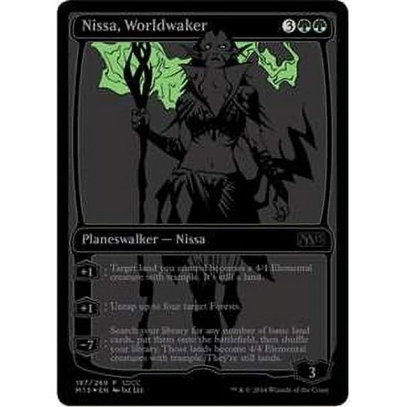 MtG Promo Cards Nissa Worldwaker (SDCC 2014)