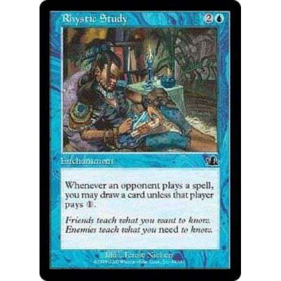 MtG Prophecy Common Rhystic Study [Lightly Played] #45