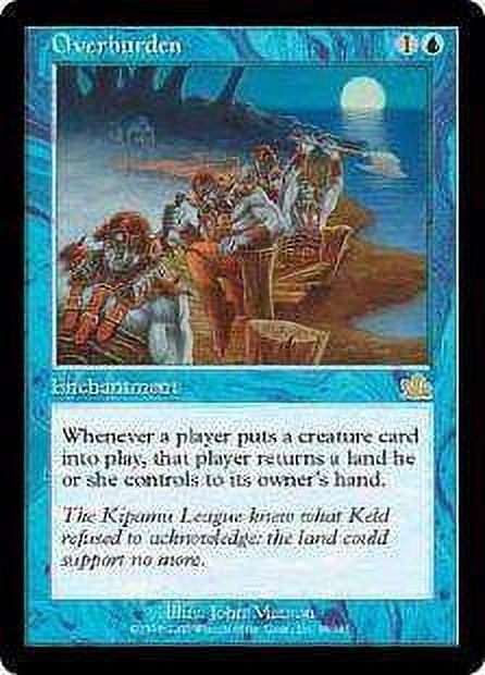 MtG Prophecy Rare Overburden #39 - Walmart.com