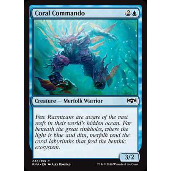 MtG Ravnica Allegiance Common Coral Commando #36