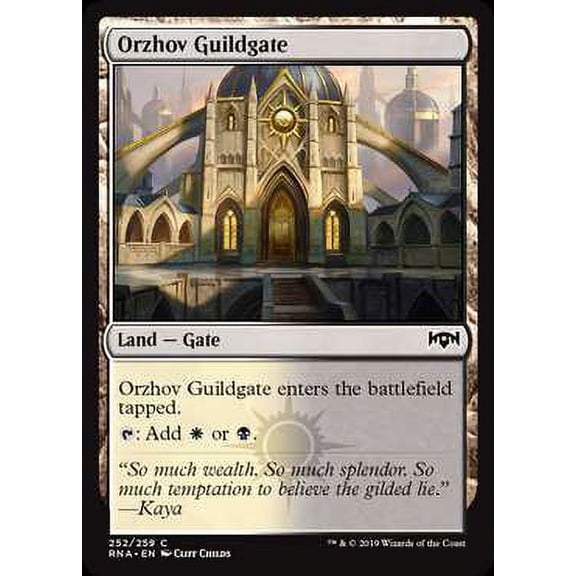 MtG Ravnica Allegiance Common Orzhov Guildgate #252