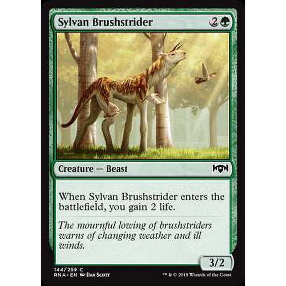 MtG Ravnica Allegiance Common Sylvan Brushstrider #144