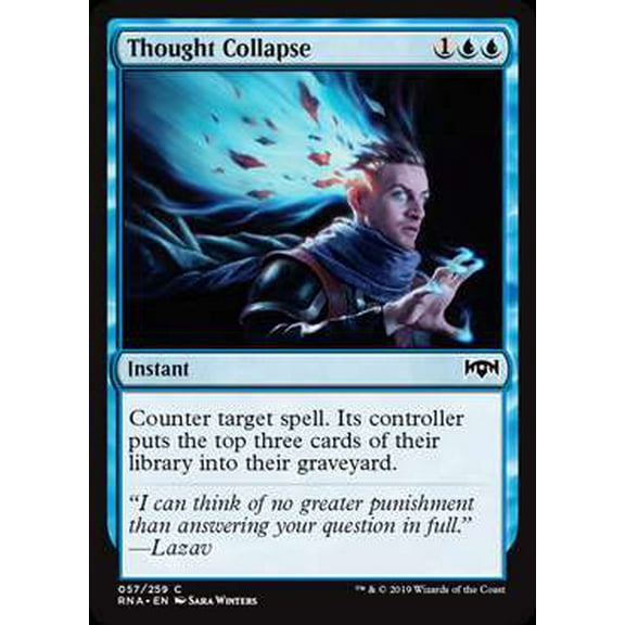 MtG Ravnica Allegiance Common Thought Collapse #57