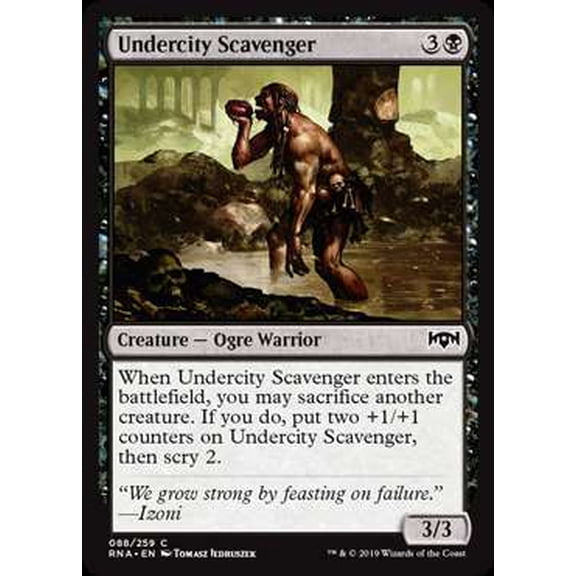 MtG Ravnica Allegiance Common Undercity Scavenger #88