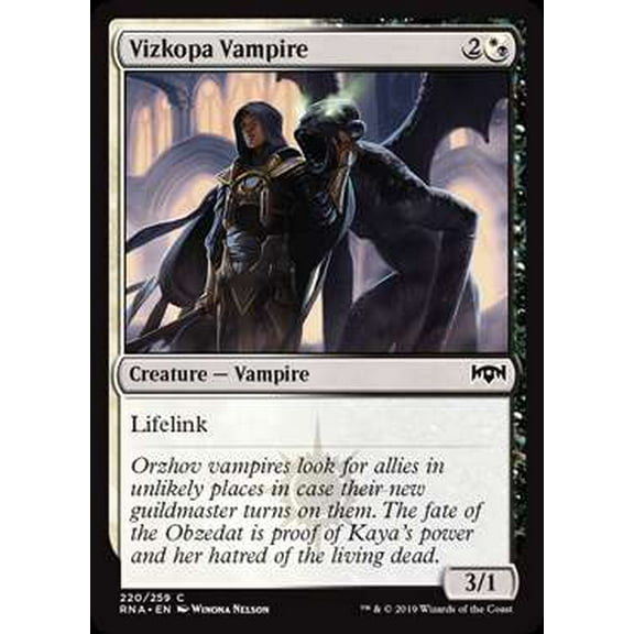 MtG Ravnica Allegiance Common Vizkopa Vampire #220