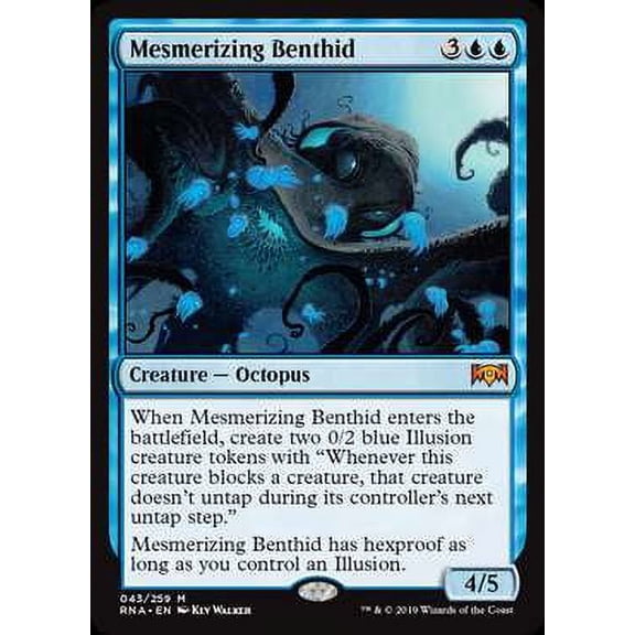 MtG Ravnica Allegiance Mythic Rare Mesmerizing Benthid #43
