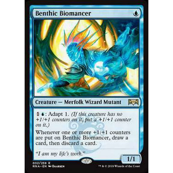 MtG Ravnica Allegiance Rare Benthic Biomancer #32