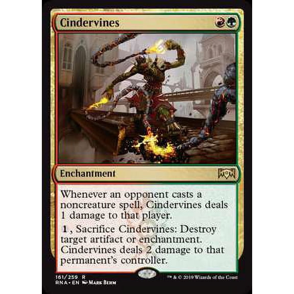MtG Ravnica Allegiance Rare Cindervines (Foil) #161