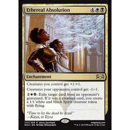 MtG Ravnica Allegiance Rare Ethereal Absolution #170