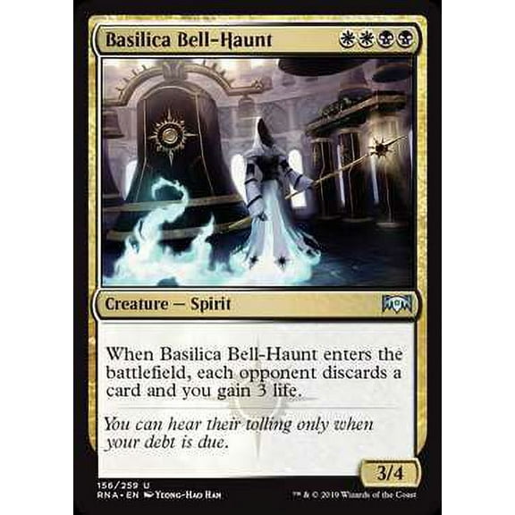 MtG Ravnica Allegiance Uncommon Basilica Bell-Haunt #156