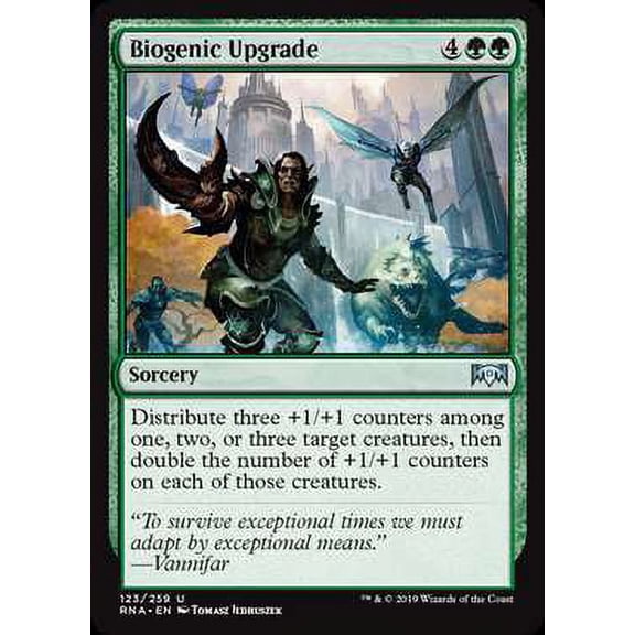 MtG Ravnica Allegiance Uncommon Biogenic Upgrade #123