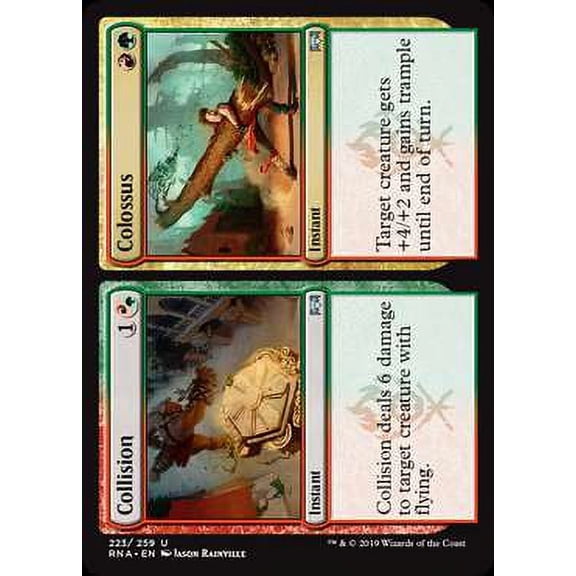 MtG Ravnica Allegiance Uncommon Collision // Colossus #223