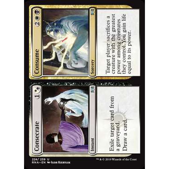 MtG Ravnica Allegiance Uncommon Consecrate // Consume #224
