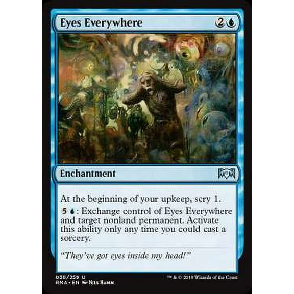 MtG Ravnica Allegiance Uncommon Eyes Everywhere #38