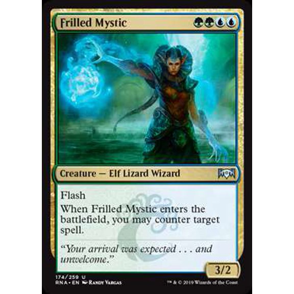 MtG Ravnica Allegiance Uncommon Frilled Mystic #174