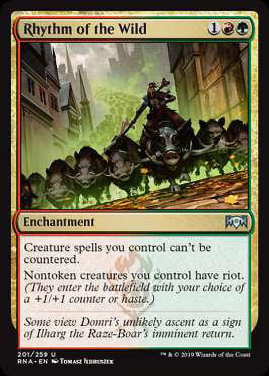 Rhythm of the Wild Foil Enchantment Card