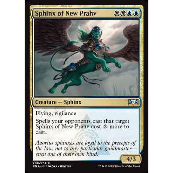 MtG Ravnica Allegiance Uncommon Sphinx of New Prahv #208