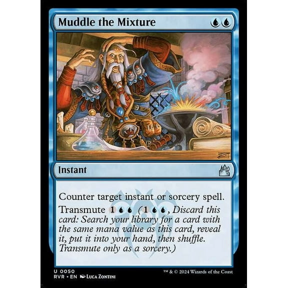 MtG Ravnica Remastered Uncommon Muddle the Mixture #50