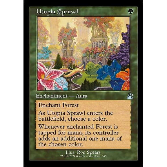 MtG Ravnica Remastered Uncommon Utopia Sprawl (Retro Frame) #355