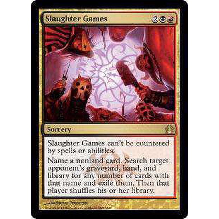MtG Return to Ravnica Rare Slaughter Games (Foil) - Walmart.com MtG Return to Ravnica Rare Slaughter Games (Foil) - Walmart.com