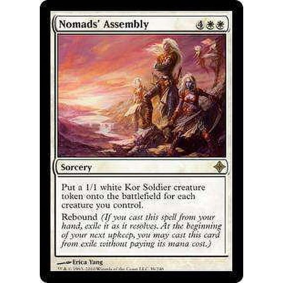 MtG Rise of the Eldrazi Rare Nomads' Assembly (Foil) #39