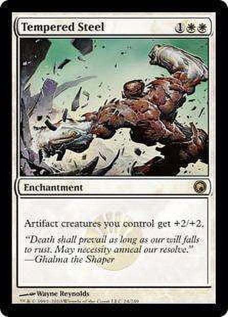 MtG Scars of Mirrodin Rare Tempered Steel #24