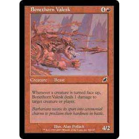 MtG Scourge Common Bonethorn Valesk #82