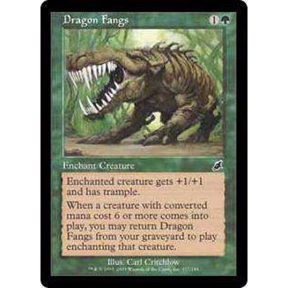 MtG Scourge Common Dragon Fangs #117