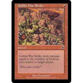 MtG Scourge Common Goblin War Strike #96