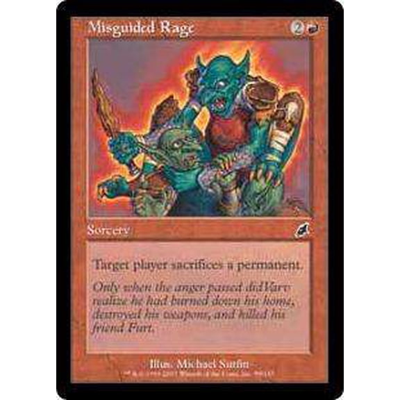MtG Scourge Common Misguided Rage #99