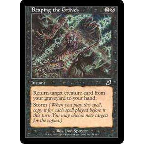 MtG Scourge Common Reaping the Graves #72
