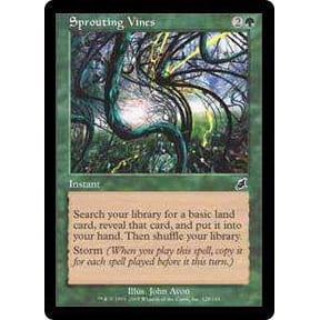 MtG Scourge Common Sprouting Vines #128