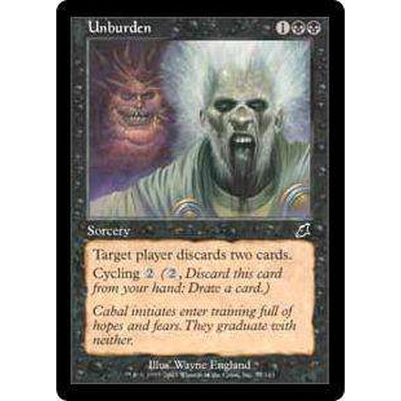 MtG Scourge Common Unburden #77