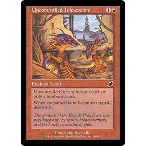 MtG Scourge Common Uncontrolled Infestation #108