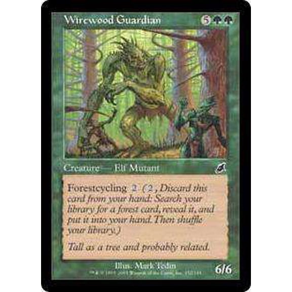 MtG Scourge Common Wirewood Guardian #132