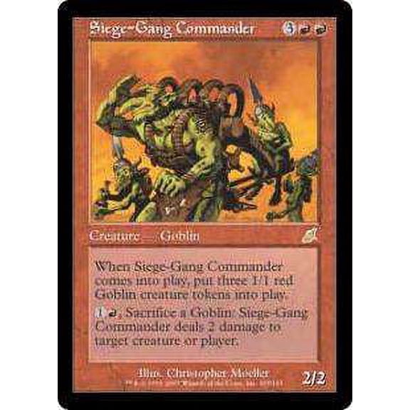MtG Scourge Rare Siege-Gang Commander #103