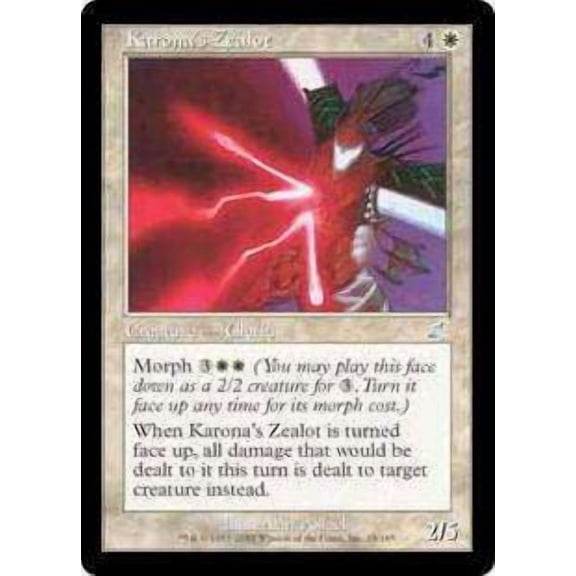 MtG Scourge Uncommon Karona's Zealot #18