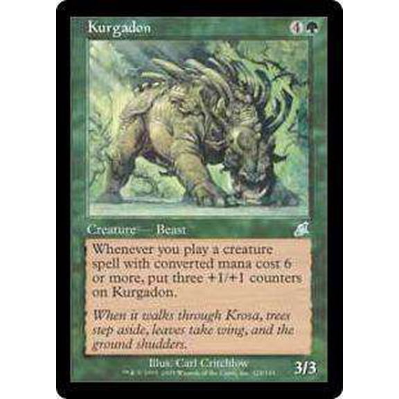MtG Scourge Uncommon Kurgadon #124