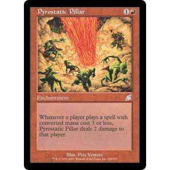 MtG Scourge Uncommon Pyrostatic Pillar #100